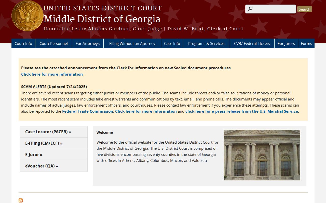 Marion County criminal court cases Middle District of Georgia