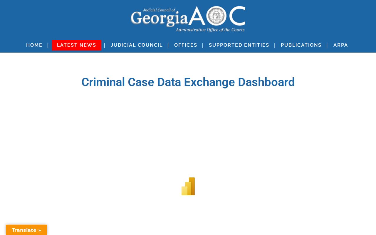 Marion County criminal court cases CDX reporting dashboard